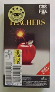 Teachers VHS SEALED Watermarks 5 Star Sticker CBS Fox NO BARCODE Nick Nolte - Picture 1 of 9