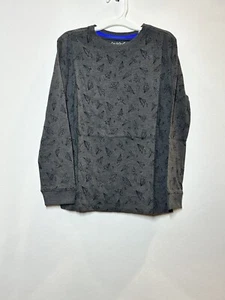 Boys' Long Sleeve Printed T-Shirt - Cat & Jack Gray Paper Airplane Small 6/7 - Picture 1 of 2