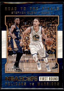 Stephen Curry 2015-16 Hoops Road to the Finals First Round 155/2015 #2 Golden