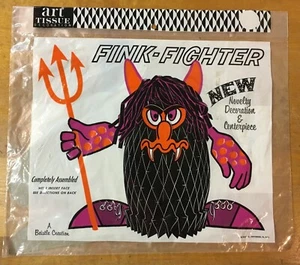 Vintage Pfeife Halloween Fink-Kämpfer unbenutzt & versiegelt Dekoration - Bild 1 von 2