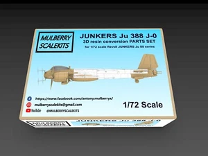 1/72 JUNKERS JU 388 J-0 NACHTJÄGER RESIN CONVERSION SET MULBERRY SCALE KITS - Imagen 1 de 20