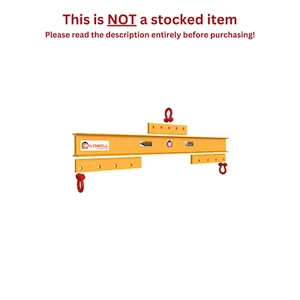 CALDWELL MODEL 16 ADJUSTABLE SPREADER/LIFTING BEAM - 1/2 TON CAPACITY - 16-1/2-4 - Picture 1 of 5