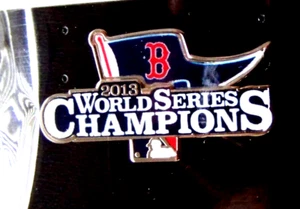2013 World Series Champions Boston Red Sox pennant lapel pin MLB WS champs win - Picture 1 of 4