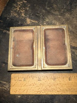 Print Block “ Border Frame “ Brass Face 3 X 4” Approx. - Image 1 of 4