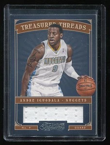 2012-13 Camiseta deportiva de Andre Igoudala #'d 11/99 de Timeless Treasures Treasure Threads #26 - Imagen 1 de 2