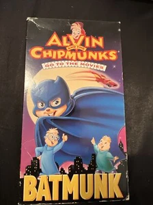 Alvin and the Chipmunks Go to the Movies - Batmunk (VHS, 1992) - Imagen 1 de 3