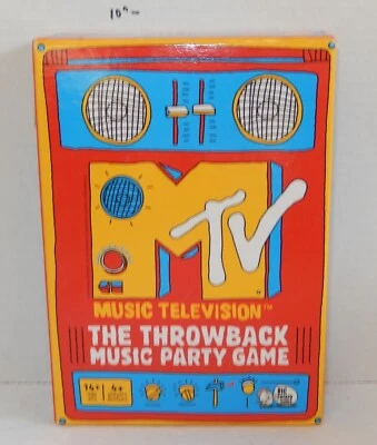 2020 Spin master MTV the Throwback Music Party Board Game 100% COMPLETE - Image 1 of 4