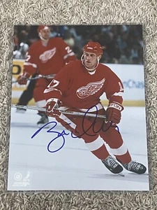 Brett Hull Signed Autographed 8x10 Photo * DETROIT RED WINGS LEGEND * - Picture 1 of 1