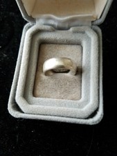 Wedding Band Wide Ring .925 Sterling Silver S-6