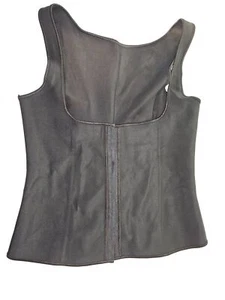 Natural Rubber Corset Size XL Black with 3 Rows of Clasps - Picture 1 of 6