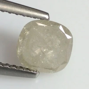 0.85cts Oval Untreated Grayish Yellow Natural Earth Mined Loose Diamonds - Picture 1 of 5