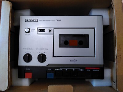 Enregistreur Cassette Portable Sony TCM-818 - Vintage - Fonctionne - Avec Boîte