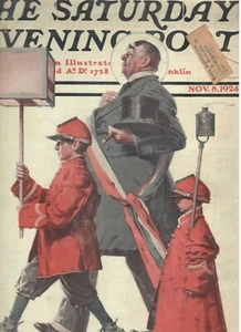 The Saturday Evening Post - 8 de noviembre de 1924 - Solo portada - Imagen 1 de 2