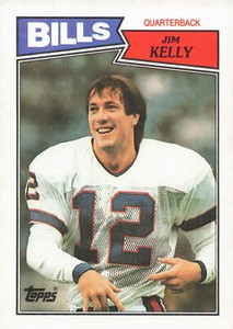 1987 Topps Rookie RC #72 Jim Kelly   Card TW