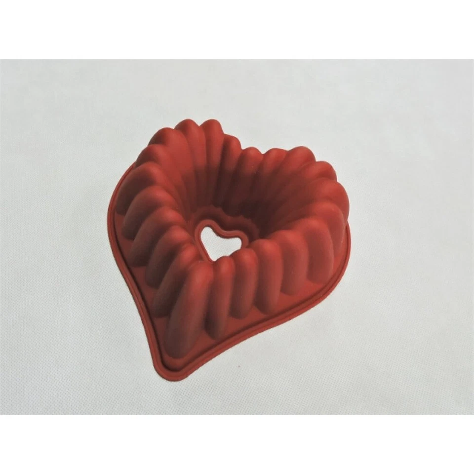 Backform Silikon Herz 24 cm  Kuchen Form Cup Springform Schokolade Guglhupf - Bild 1 von 1