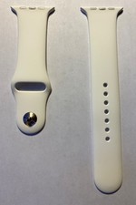 Apple Watch White Sport Band Series 0 1 2 3 42mm 4 & 5 44mm Genuine Original M/L