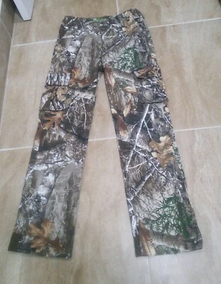 Pantalones camuflados cargo RealTree Real Tree verde camuflaje talla XL (14-16) para niños jóvenes Foto 1 de 4
