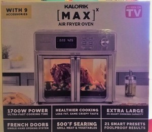 Las mejores ofertas en Freidora de aire de Plata Acero Inoxidable Freidoras  | eBay