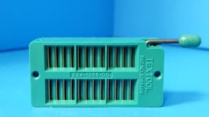 SOCKET IC, 24 PINES, 224-1286-00, TEXTOOL, DORADO, (1 PIEZA) - Imagen 1 de 4