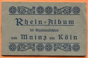 Mainz & Koln, Rhineland Album 20 pages, circa 1910 - Picture 1 of 5