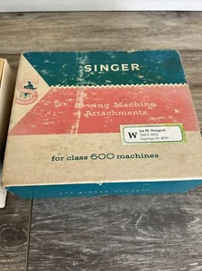 Vintage Singer Sewing Machine Attachments For Class 600 Machines - Picture 1 of 12