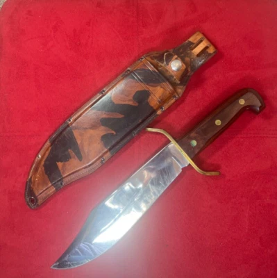Vintage 1972-1976 Western W49 Bowie Knife With Sheath (#3) - Image 1 of 4