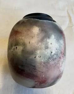 Vintage Signed Pottery Vase - Picture 1 of 9