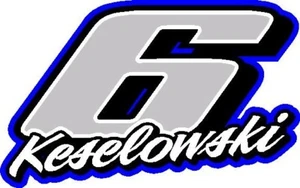 6 Brad Keselowski 2025 Nascar vinyl window decal sticker - Picture 1 of 1
