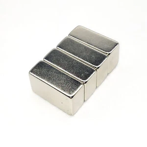 Imanes de barra de bloque de 30 mm x 10 mm x 10 mm imán de neodimio de tierras raras fuerte N50 - Imagen 1 de 5