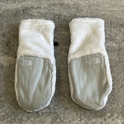 Luvas femininas The North Face lã branca grande inverno - Imagem 1 de 4