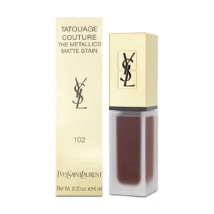 YSL Pink Liquid Lipstick Lip Stain Tatouage Couture 102 Iron Pink Spirit Matte - Picture 1 of 2