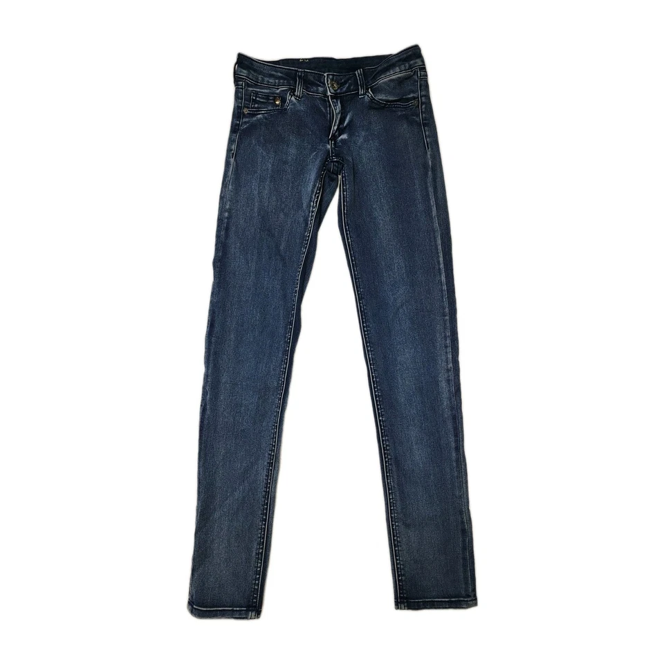 Pantalones de mezclilla elásticos de cintura súper ajustados para mujer H&M & Denim 24/30 CN 160/62A Foto 1 de 4