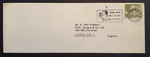 Switzerland stamps 1957 Cover to UK Fruher Kaufen Zur Post "Bird" slogan cancel - Picture 1 of 3