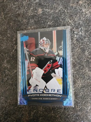 2025-26 Upper Deck Series 1 Encore Blue Pyotr Kochetkov Card# E-2 - Image 1 of 2