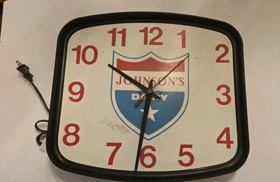 Винтажные часы Johnson's Dairy - не работают - Изображение 1 из 4