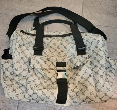 RALPH LAUREN Signature RL Logo Travel Duffle Weekend Carry On  Bag Gray - Image 1 of 4