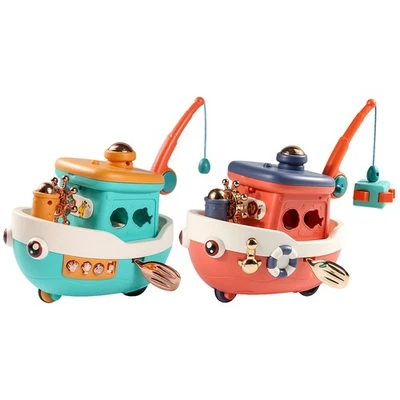 Barco Vehículo de Juguete Sonido Musical Niños Juguete Luces Sonidos Barco Juguete Luz y Estable Foto 1 de 4