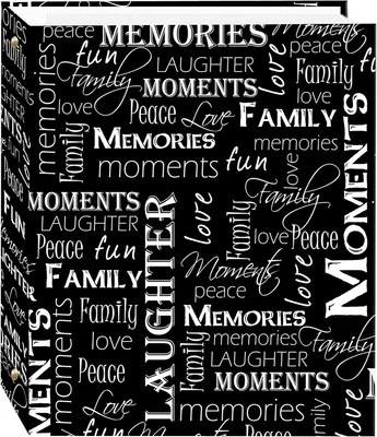 Autoadhesivo magnético 3 anillos 8,25 pulgadas x 10,5 pulgadas, palabras blancas y negras  Foto 1 de 3