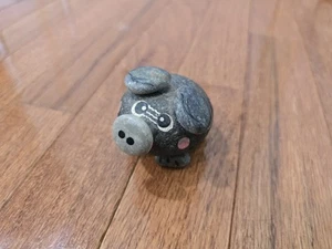 Naturstein Schwein Figur Einzelstück - Bild 1 von 4