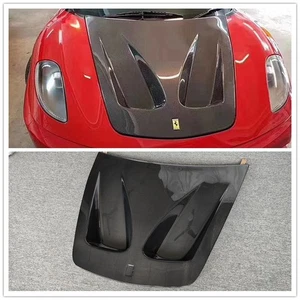 real carbon fiber front hood scoop bonnet cover for ferrari f430 2004-2009 - Bild 1 von 7