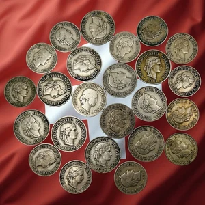 Lot of 24 Switzerland 5 & 10 Rappen Coins - All 1930 & Older - Combined Ship - Picture 1 of 1
