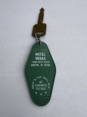 LLAVERO MOTEL VINTAGE🇺🇸”HOTEL VEGAS”/AUSTIN TEXAS VACACIONES DIVERSIÓN👀LQQK👀 Foto 1 de 2
