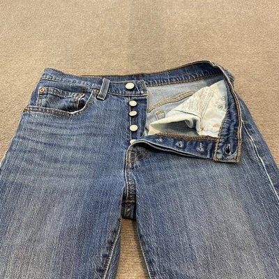 LEVI'S 501 Button Fly Women 26x28 Button Denim Classic Button Fly Straight - Image 1 of 4