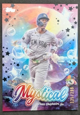 2024 Topps Update #MYS-31, Jazz Chisholm Jr., Mystical Black /299, NY Yankees - Image 1 of 3