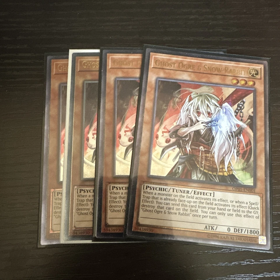 YUGIOH GHOST OGRE & SNOW RABBIT ULTIMATE RARE EXCELLENT OP13-EN001 - Image 1 of 1