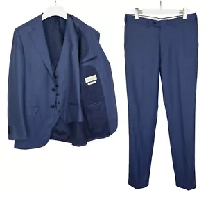 SUITSUPPLY Lazio La Spalla FL Slim / Ferrara / Brescia Suit Men's UK 40L 3in1 - Picture 1 of 21