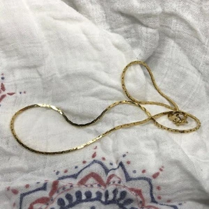Ambassador Goldtone Chain Necklace Marked 18" Vintage - Picture 1 of 2