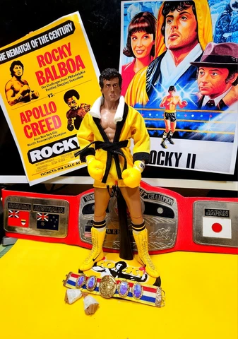 ROCKY BALBOA  CUSTOM 12" FIGURE 1/6 SCALE  LEGEND OF BOXING Cover