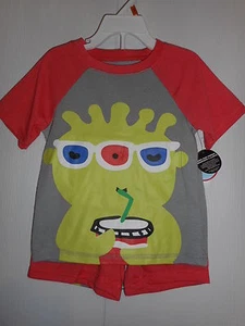 Wonderkids Boy Pajama Set Shorts Summer Polyester Various Toddler Sizes NWT - Picture 1 of 4