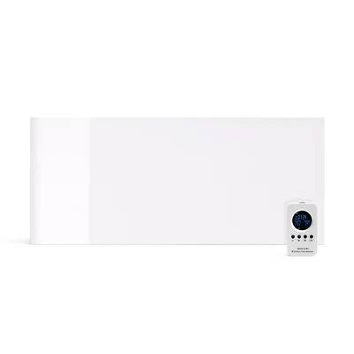 ULCANO Pannello Infrarossi 720 R, Telecomando Termostato, 120x60 cm GLASS bianco - Immagine 1 di 4